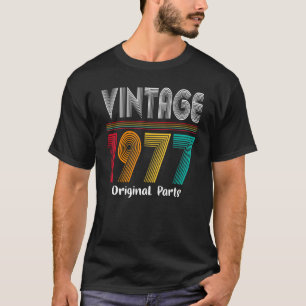 45 Years Old Born In Vintage 1977 45th Birthday T-shirt