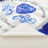 45e, 65e gepersonaliseerde Jubileum voor weddensch Sherpa Deken (3/4)