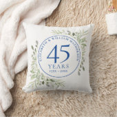 45e 65e Jubileum Foto Waterverf Greenery Kussen (Deken)