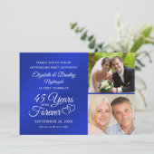 45e 65e Jubileum HEEFT JAREN IN HET BUITENLAND Kaart (Staand voorkant)