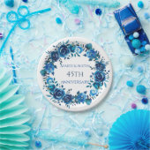 45e/65e Jubileum Sapphire Papieren Bordje (Feest)