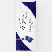 45e / 65e Jubileum Sapphire Spandoek (Verticaal)