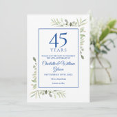 45e 65e jubileum save the date groen kaart (Staand voorkant)