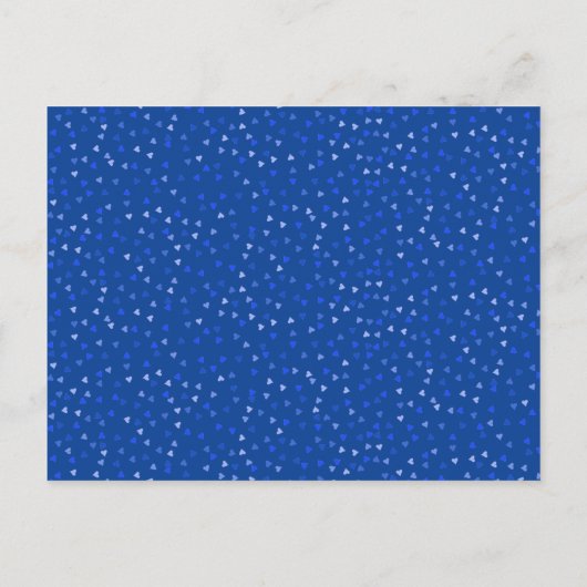 45e 65e jubileum save the date hart kalender briefkaart (Achterkant)