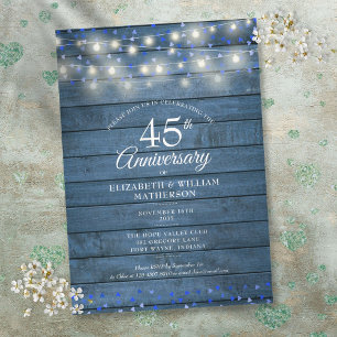 45e 65e jubileum verlichte houten harten kaart
