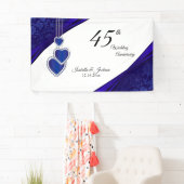 45e / 65e ontwerp van het Jubileum Sapphire Spandoek (Insitu)