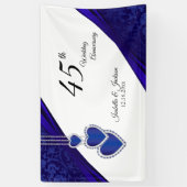 45e / 65e ontwerp van het Jubileum Sapphire Spandoek (Verticaal)