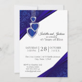 45e / 65e Sapphire Jubileumontwerp Kaart (Voorkant)