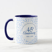 45e 65e trouwdag-liefdesharten-confetti mok (Links)