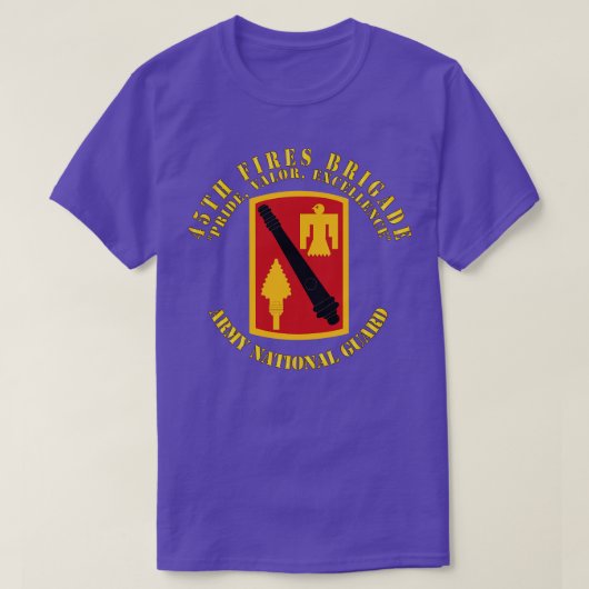 45e brandweerbrigade Pride Valor Excellence SSI AR T-shirt (Design voorkant)