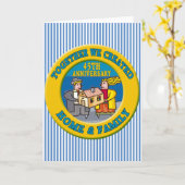 45e bruiloft Jubileum Gifts Kaart (Gele Bloem)