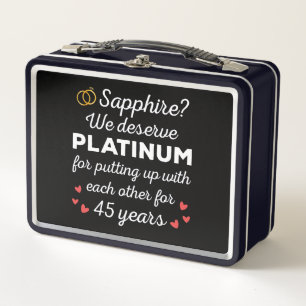 45e bruiloft Jubileum I - Sapphire Funny Couple