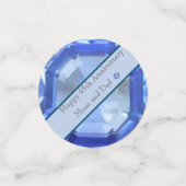 45e bruiloft Jubileum Sapphire Confetti (Kleine voorkant)