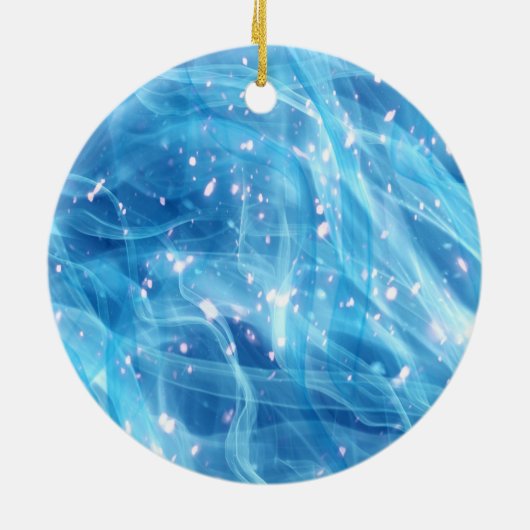 45e bruiloft Jubileum Sapphire Party Lights Keramisch Ornament (Achterkant)