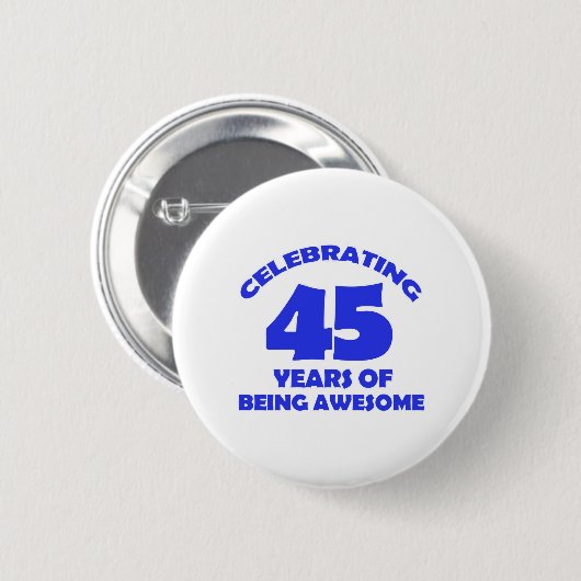 45e design ronde button 5,7 cm (Voorkant /achterkant)