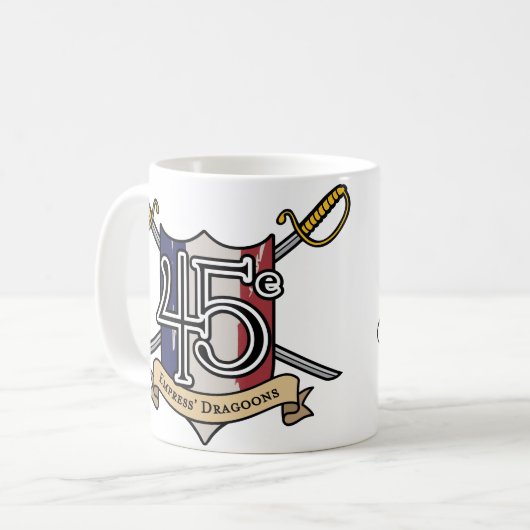 45e Empress Dragoons Coffee-Mok Koffiemok (Voorkant links)