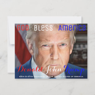 45e en 47e President van de Amerikaanse president  Briefkaart