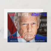 45e en 47e President van de Amerikaanse president  Briefkaart (Voorkant / Achterkant)