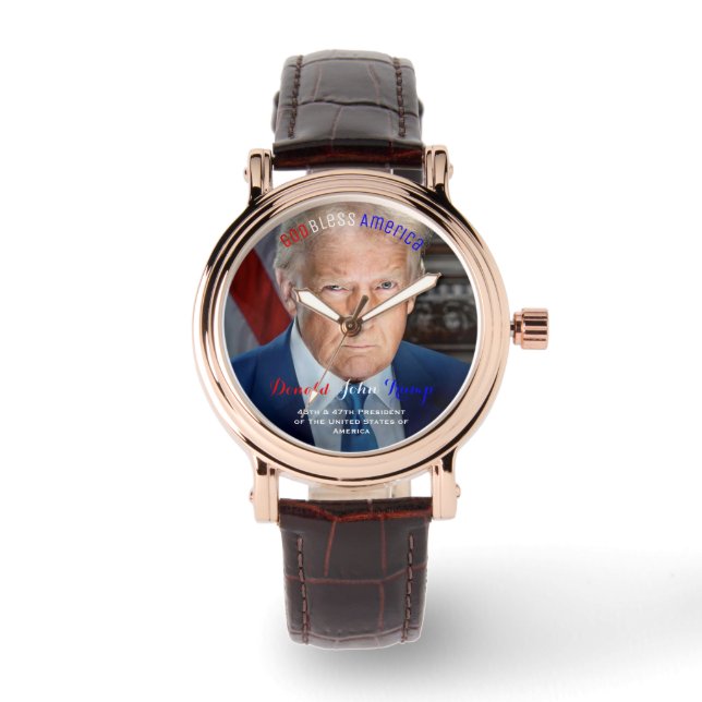 45e en 47e President van de Amerikaanse president  Horloge (Voorkant)