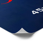 45e en 47e President van de Amerikaanse president  Poster (Hoek)