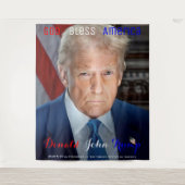 45e en 47e President van de Amerikaanse president  Wandkleed (Voorkant)