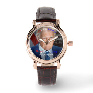 45e en 47e President van de VS Donald Trump Horloge