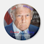45e en 47e President van de VS Donald Trump Magneet (Voorkant)