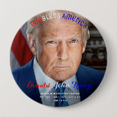 45e en 47e President van de VS Donald Trump Ronde Button 4,0 Cm (Voorkant)
