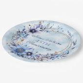 45e en 65e saffier Jubileum papier Papieren Bordje (Gekanteld)