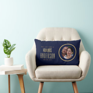 45e FOTO Huwelijksjubileum Modern Cadeau Kussen