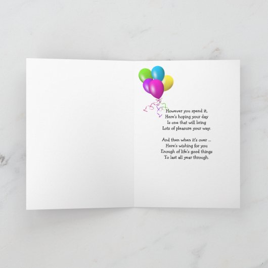 45e geboortedag kaart (Binnen)