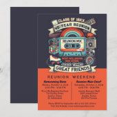 45e High School Reunion Retro jaren 1970 Kaart (Voorkant / Achterkant)