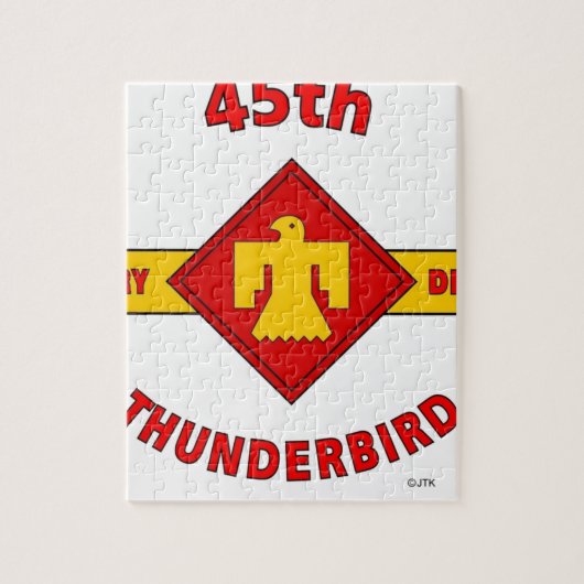 45E INFANTRY DIVISION "THUNDEBIRD" LEGPUZZEL (Verticaal)