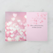 45e Jubileum champagne toast op harten Kaart (Binnen)