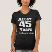 45e Jubileum (Funny) T-shirt (Voorkant)
