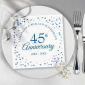 45e Jubileum Love Hearts Confetti Servet