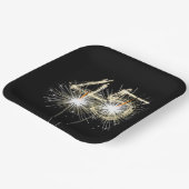 45e Jubileum-partijbrochure op zwart Papieren Bordje (Gebogen)