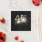 45e Jubileum-partijbrochure op zwart Servet (Insitu)