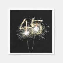 45e Jubileum-partijbrochure op zwart