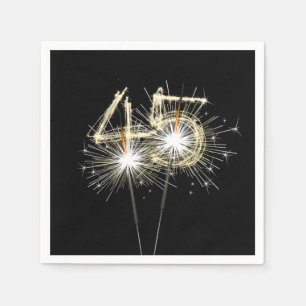 45e Jubileum-partijbrochure op zwart Servet