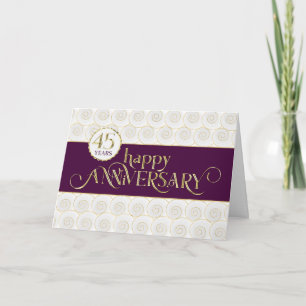 45e Jubileum - Prestigieuze plum Gold Kaart