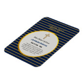 45e Jubileum Priest Sapphire Gold Magneet (Linkerzijde)