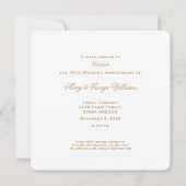 45e Jubileum Rood rozen Hart Elegant I Kaart (Achterkant)