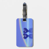 45e Jubileum Sapphire Hearts Bagagelabel (Achterkant verticaal)