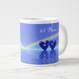 45e Jubileum Sapphire Hearts Grote Koffiekop