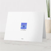 45e Jubileum Sapphire Hearts Kaart (Achterkant)