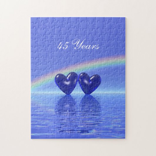 45e Jubileum Sapphire Hearts Legpuzzel (Verticaal)