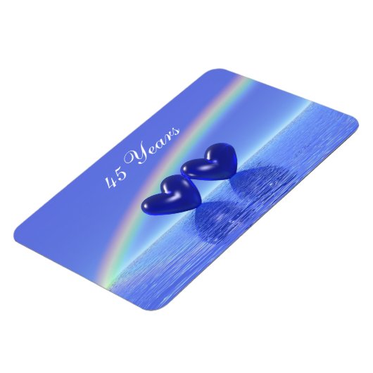 45e Jubileum Sapphire Hearts Magneet (Linkerzijde)