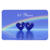 45e Jubileum Sapphire Hearts Magneet (Horizontaal)