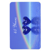 45e Jubileum Sapphire Hearts Magneet (Verticaal)